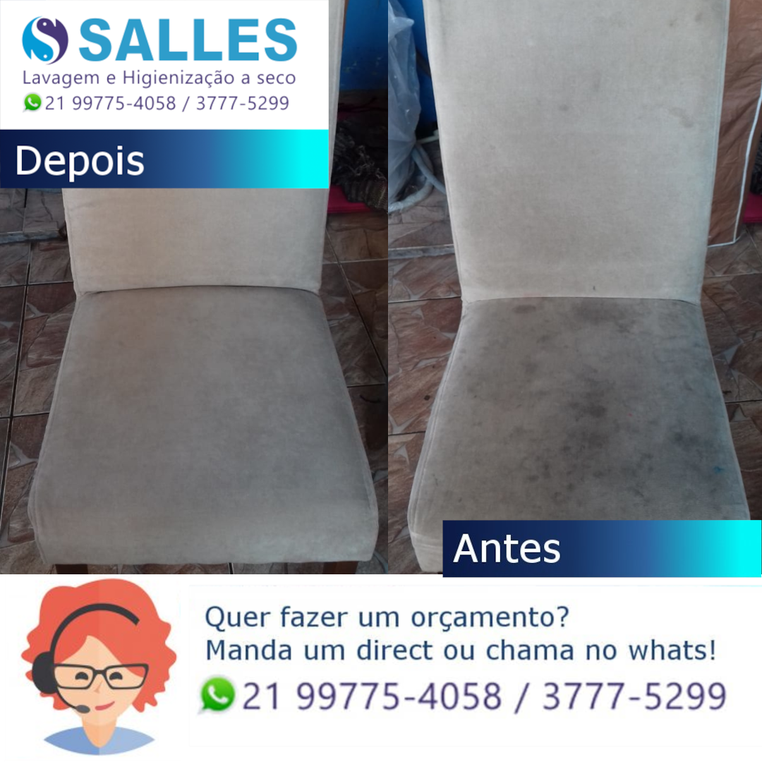 Cadeira - antes e depois